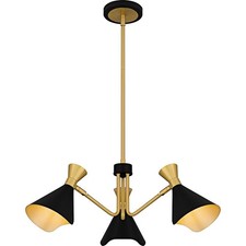 Quoizel ADN5026MBK OPEN BOX Arden Chandelier Matte Black