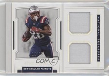 2018 National Treasures Rookie Dual Materials Holo Silver 19/25 Sony Michel pm6