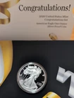 2020-W Proof $1 American Silver Eagle Congratulations Set Box, OGP & COA