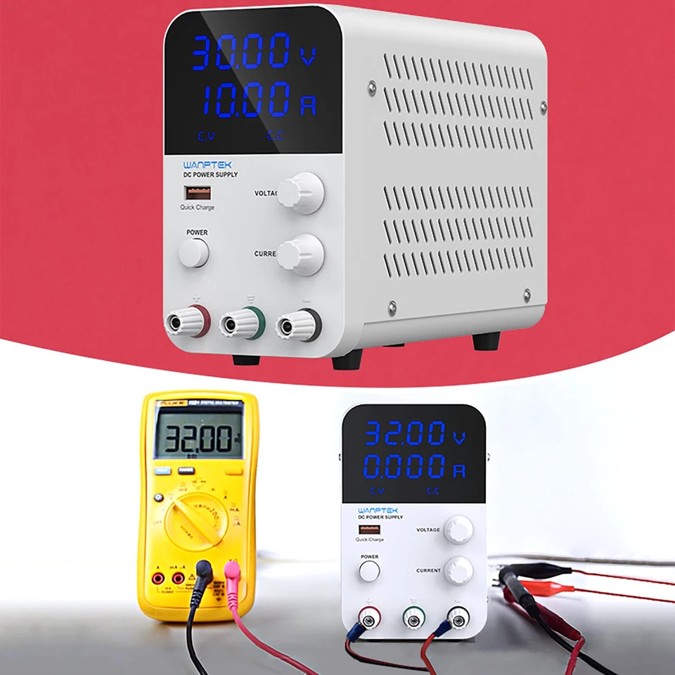 Adjustable Regulated Variable DC Bench Power Supply Digital Lab Workshop PSU Too - Image 2 of 3