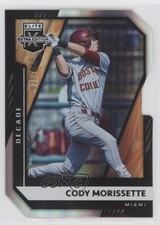 2021 Panini Elite Extra Edition Decade Die-Cut 20/203 Cody Morissette #52 0fp5