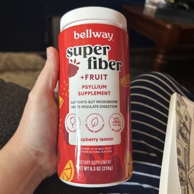  Bellway Raspberry Lemon Super Fiber + Fruit 8.3 Oz - EXP 5/26 