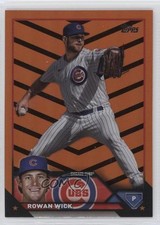 2023 Topps Update Orange & Black Foil Rowan Wick #US170 ut4