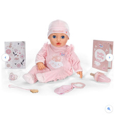 Zapf Creation Baby Annabell Active Puppe 43 cm mit Sound und Zubehör rosa NEU