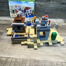 LEGO 21121 Minecraft The Desert Outpost 100% Complete with Instructions, No Box