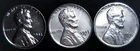 1943-P D S 1C Lincoln Wheat Cent UNC Steel 3 Coins 26lct0615-3