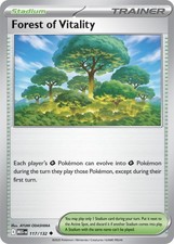 Forest of Vitality 117/132 Pokémon ME01: Mega Evolution Uncommon Regular 2025 NM