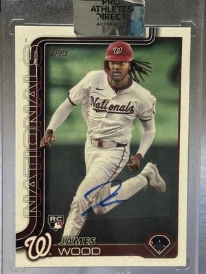  JAMES WOOD 2025 Topps Pro Athletes Direct Authentic Auto #NATIONALS PHENOM! 