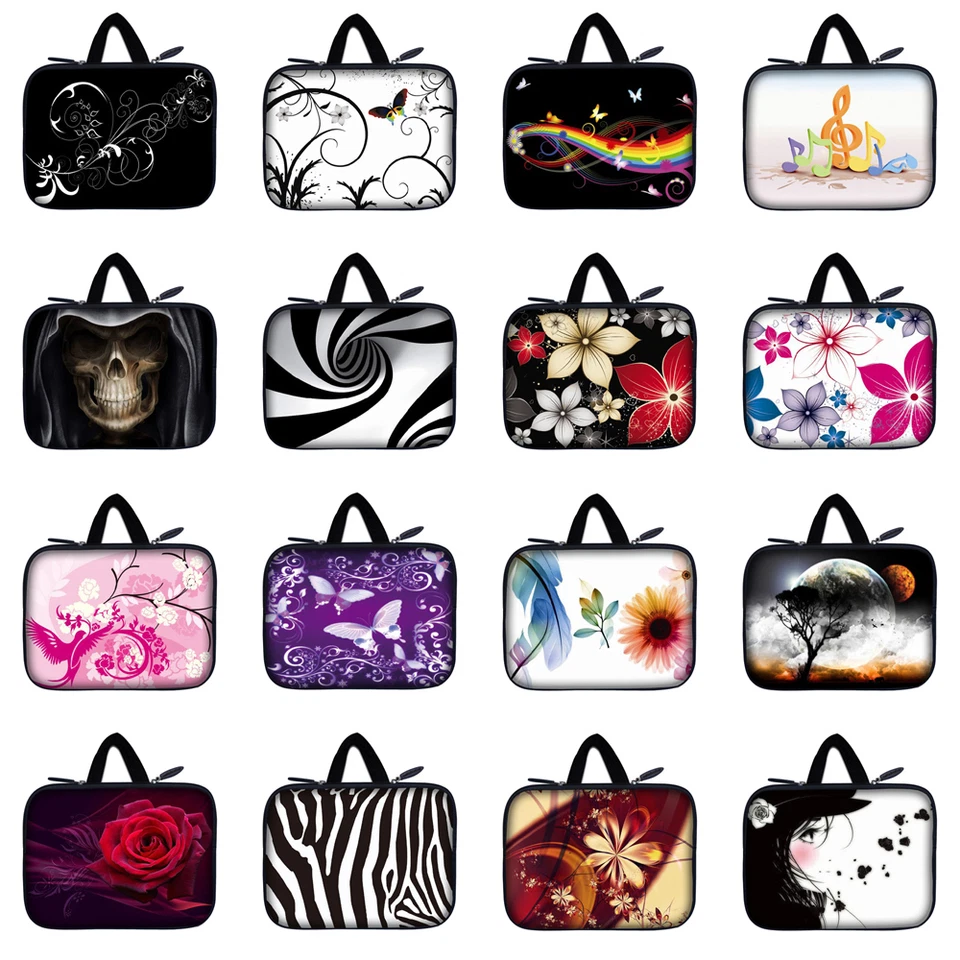 6" 7" 8" Tablet Laptop Bag Case Sleeve for Apple iPad Mini Galaxy Nexus Kindle - Image 4 of 4