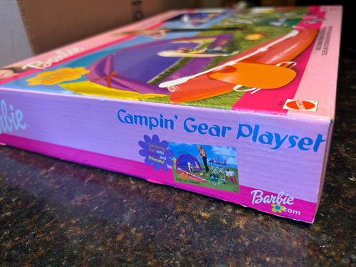 Barbie Campin' Gear Playset Coleman Camping Gear Mattel 2001 #88819 New In Box - Picture 5 of 13
