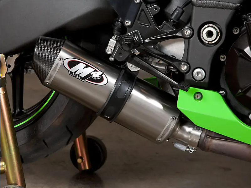 M4 Street Slayer slip-on w/ Titanium Canister Kawasaki 2008-2010