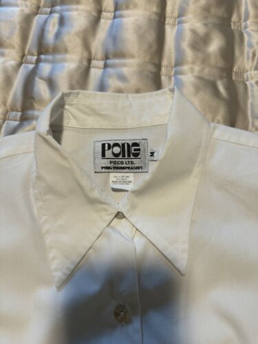 Pong Poco Limited White & Black Embroidered Blouse Size Medium New - Bild 4 von 4