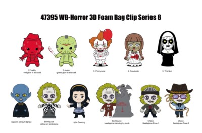 WB Horror Series 8 3D Foam Bag Clip Blind Bag 1 Random Figure