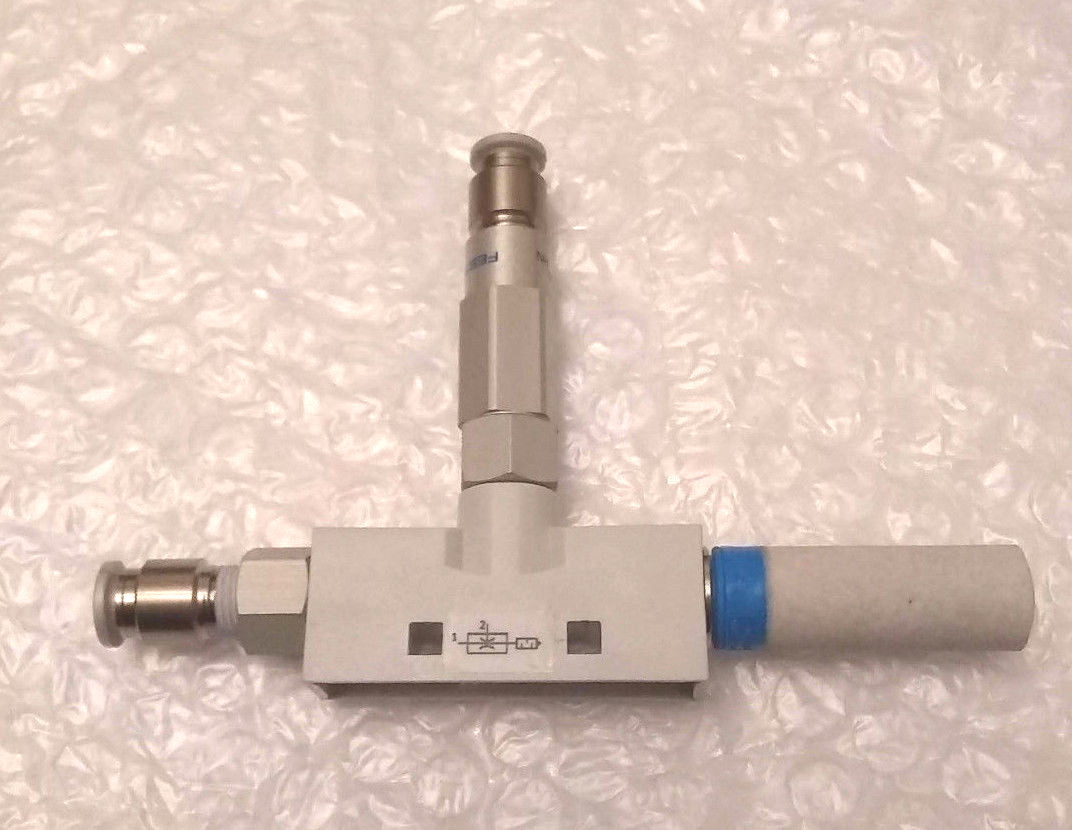 Festo VN-10-L-T3-P14-V14-R01 vacuum generator 193592 with ISV 1/8 33969 ...