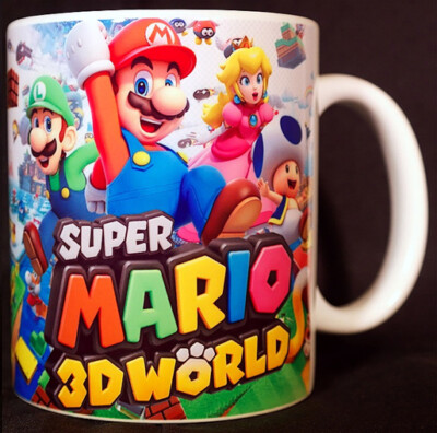 Super Mario 3D World - Kaffeetasse/Tasse - Kunst - WiiU Wii U - Odyssee - Papier
