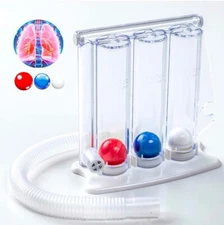 ALRIER Deep Breathing Exercise for Lungs - Respiratory Exerciser - Breath Measur