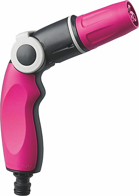 PISTOLA PER IRRIGAZIONE "JET EASY" A 3 GETTI - COLORE FUCSIA/NERO
