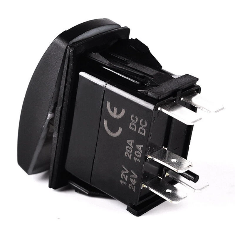 Laser Rocker Switch Backlit Car 4x4 Offroad Driving Light Bar 5Pins On-Off 20A - Image 2 of 4