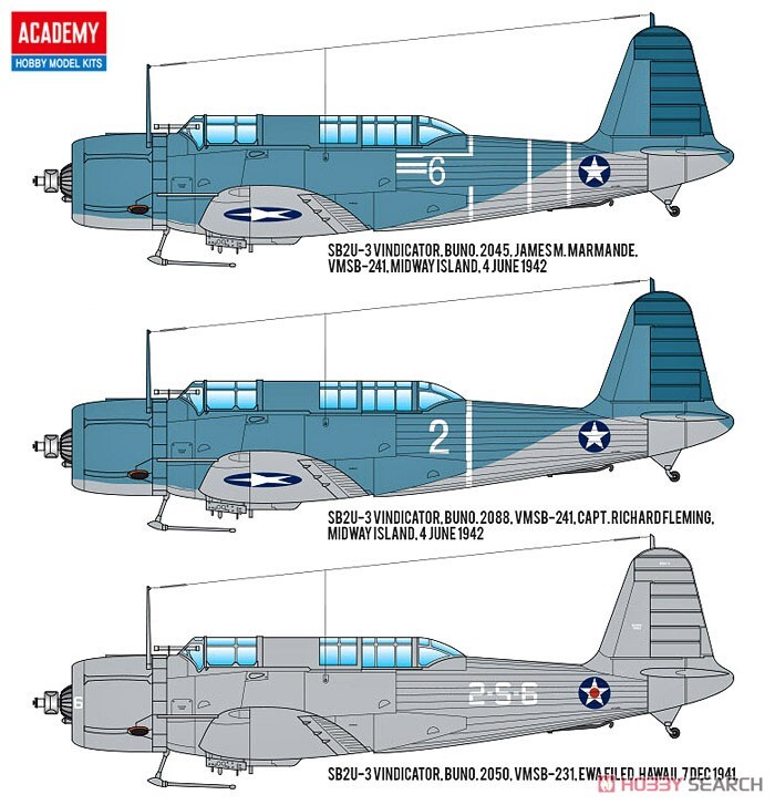 (未使用･未開封品)　アカデミー 1/48th Scale USN SB2U-3 Battle of Midway #12324 ACADEMY HOBBY MODEL KITS bt0tq1u s-l400.jpg