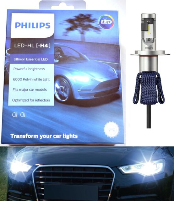 Genuine Philips Ultinon Essential H4 Led Headlight 6000k 11342uex2 For Sale Online Ebay