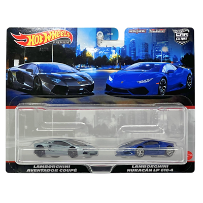 Hot Wheels Premium Lamborghini Aventador & Huracan Car Culture 1