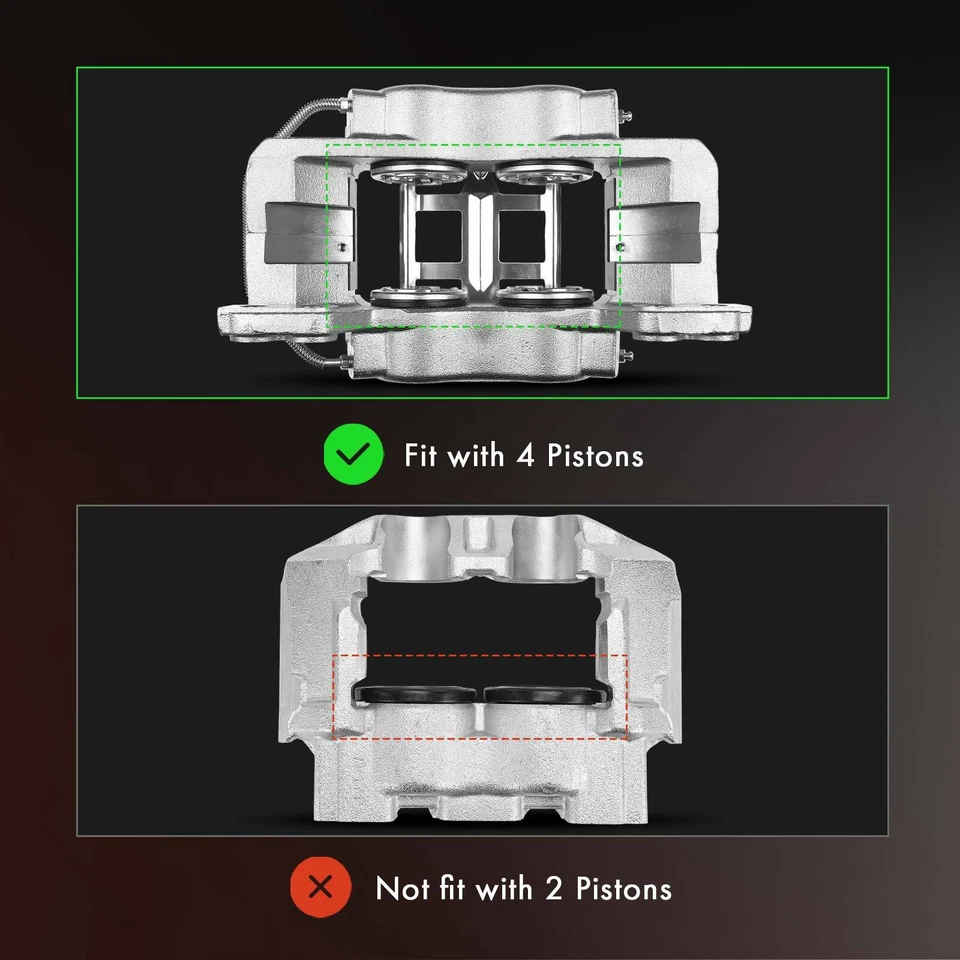 Pinza de freno de disco trasera derecha para Chevrolet C6500 C7500 Kodiak GMC Topkick 97-02 Foto 2 de 4