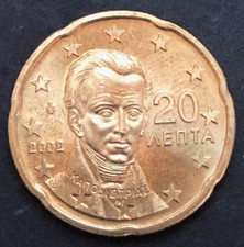 2002 Greece 20 Euro Cents I Kapodistrias  PF2/14