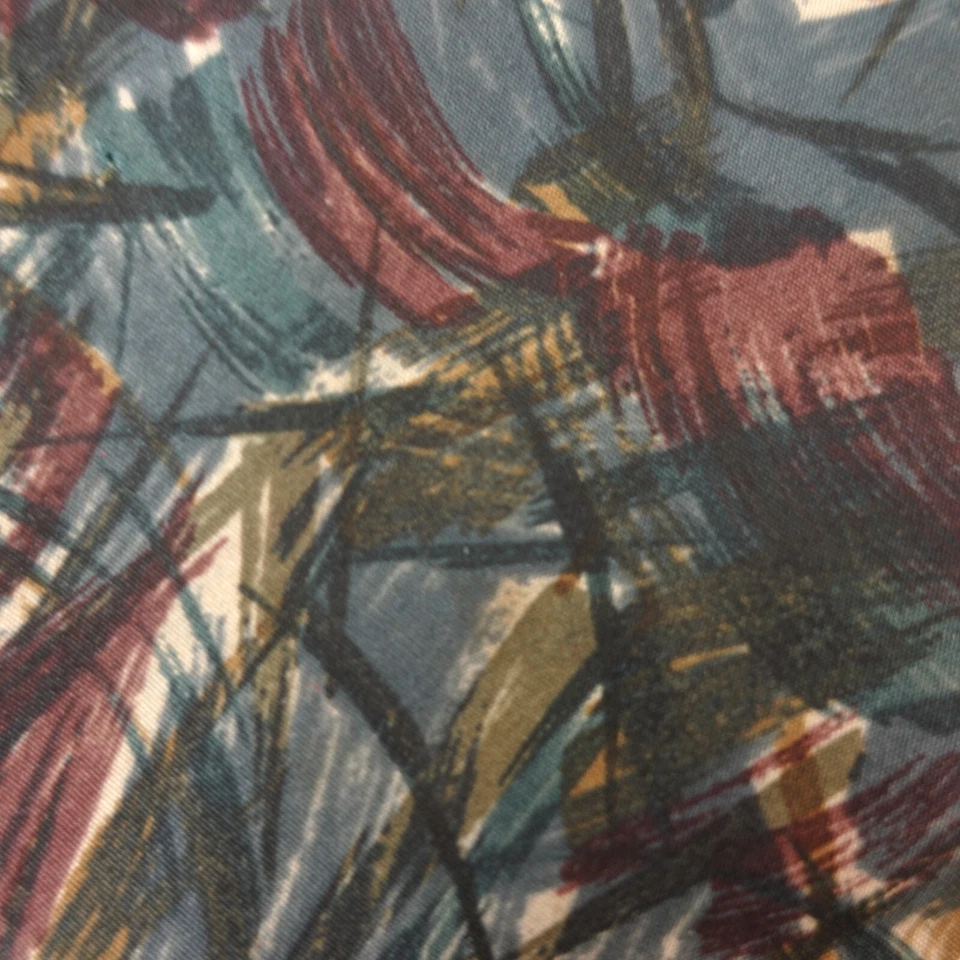 Corbata para el cuello pintura arte abstracto para hombre azul negro pincel oscuro trazo BELLEZZA MONDO Foto 2 de 4