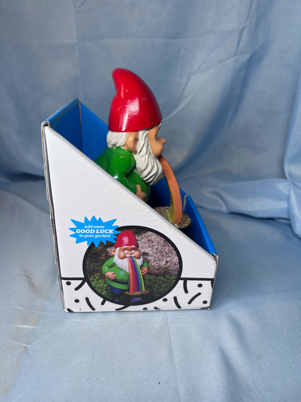 Vomiting Rainbow Garden Gnome Rainbow Gold St. Patrick's Day eBay