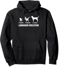 NEW Labrador Evolution Design for a Labrador Owner Pullover Hoodie S-3XL