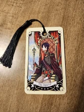 Emperor- Manga Tarot Bookmark Oracle Card Art Deck Gift, Purified & Charged