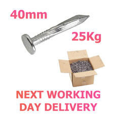 25Kg Square Twist Nails 40mm - NEXT DAY