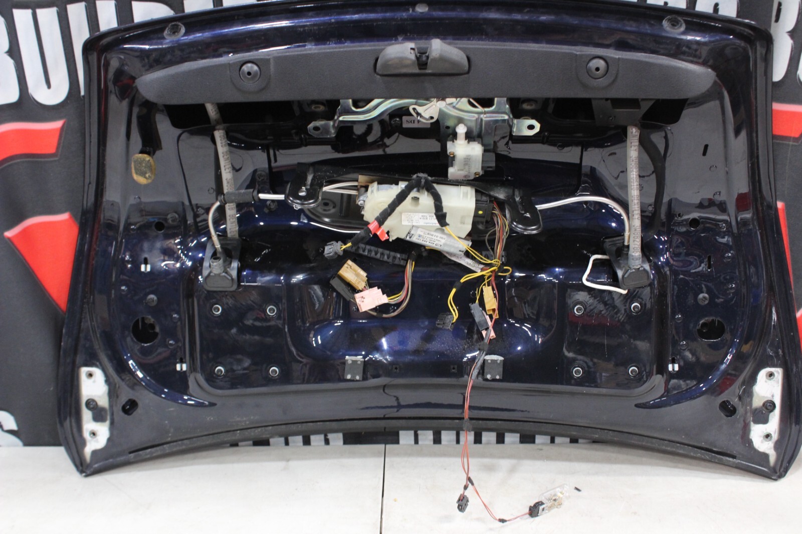 2006 Bentley Flying Spur - Rear Trunk Deck Lid- W/ Hood Latch PC # Dark Sapphire