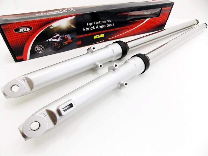 HONDA XL70 JBS 670mm SILVER FRONT FORK LEG SET LH RH SUSPENSION