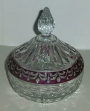Vintage Westmoreland Glass Crystal Candy Dish