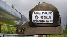 Vintage 1989 Arco Alaska Sealift Portland Fabrication site Prudhoe Bay
