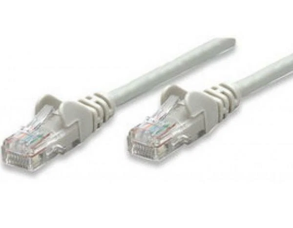 Intellinet Cavo di rete Patch in Rame Cat. 6A Grigio UTP 1 mt