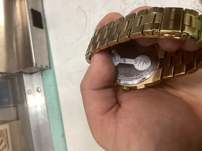 Michael Kors MK-6078 Womens Gold Stainless Steel Chronograph Dial