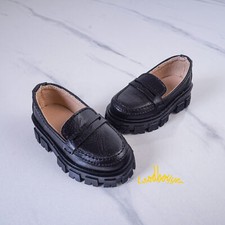 Student Shoes Uniform Shoes Thick Gear Sole for 1/4MSD 1/4MDD BJD Doll 5 Colors