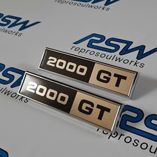 FORD CAPRI 2000GT CAR BADGES - SET OF 2
