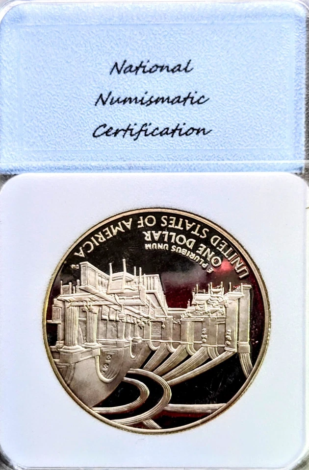 2005 P John Marshall Commemorative 900 Silver Dollar PR-70 DCAM NNC Toned - Image 2 of 4