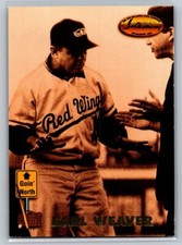 💎1993 Ted Williams Baseball #147 Earl Weaver - Rochester Red Wings💎