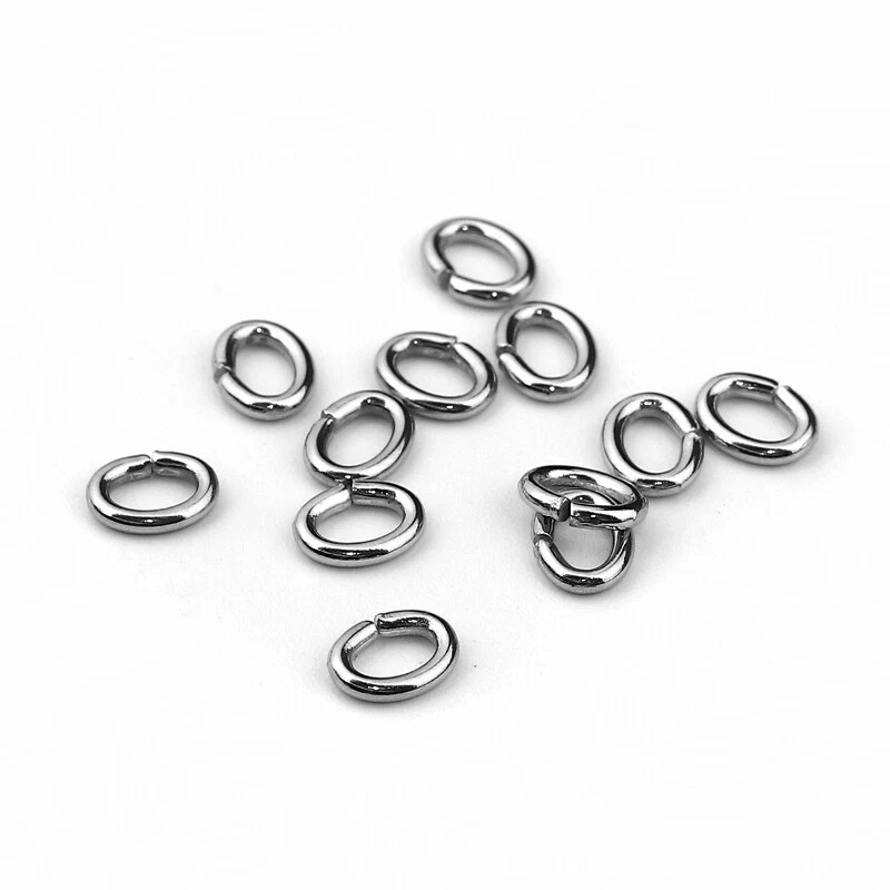 Oval Jump Rings 6.5mm -50/100/200 Stainless Steel 16 Gauge 1.2mm Jumprings F6925 - Image 3 of 3