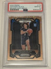 2023-24 Panini Anthony Black Bronze Fast Break Rookie Prizm /20 PSA 10 Gem Mint