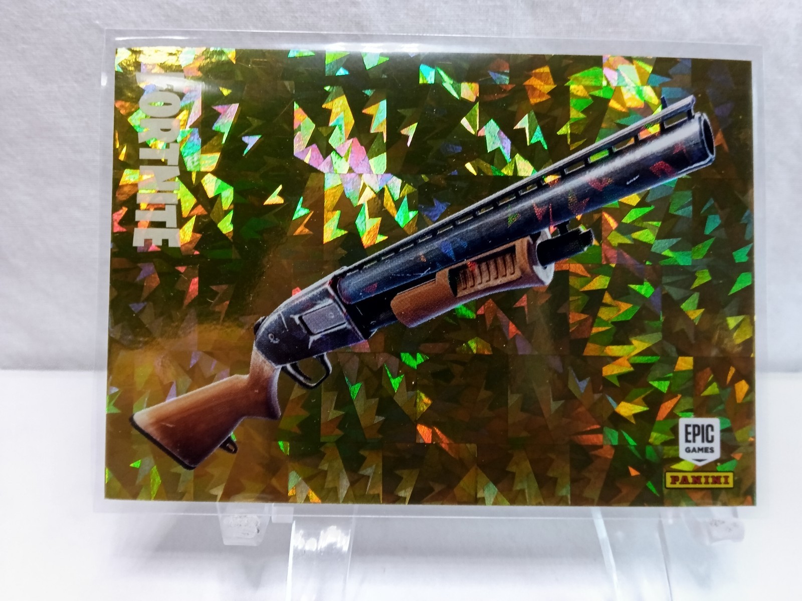 Pump Shotgun #106 2019 Panini Fortnite trading card — raw and PSA graded price guide