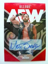 2026 Upper Deck AEW Allure Matt Jackson Red Rainbow Auto No.45
