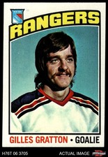 1976 Topps #28 Gilles Gratton Rangers-Hockey 5 - EX