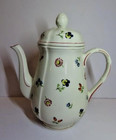 NEVER USED Villeroy & Boch Large Porcelain Coffee Pot Petite Fleur Pattern 9"