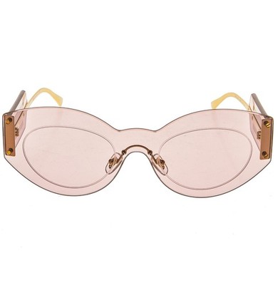 ☆VERSACE ☆ ヴェルサ-チ　サングラス VERSACE VE2276 DAMIER PLAQUE 2276 Pink Unisex Rimless Shield Mask