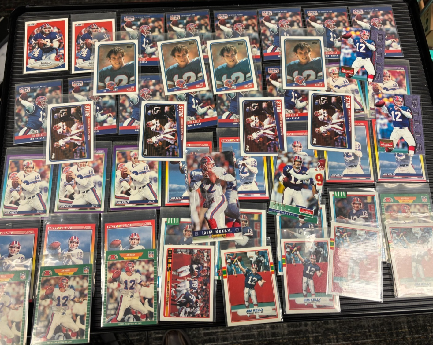 Jim Kelly Football Cards Buffalo Bills NFL HOF (51 Total Cards!!)